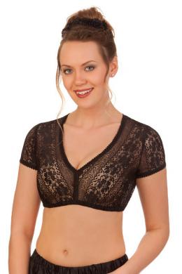 Krüger Collection Dirndlbluse - DOROTHEA, Schwarz, 36