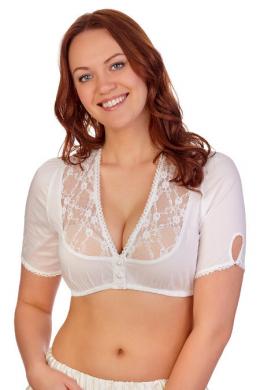 Krüger Collection Dirndlbluse - ERIKA, Ecru, 40