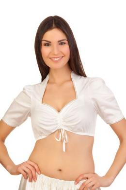 Krüger Collection Dirndlbluse - LINETT, Ecru, 38
