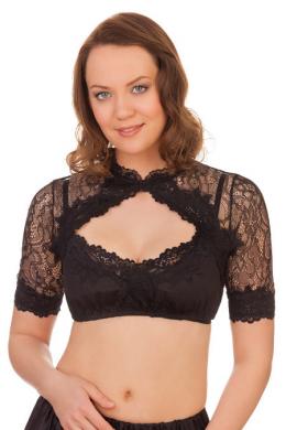 Krüger Collection Dirndlbluse - PIPPA, Schwarz, 40