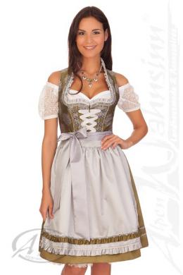 Krüger Collection Midi Dirndl 2tlg. - CADENCE, Oliv, 36