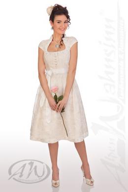 Krüger Collection Midi Dirndl 2tlg., Creme, 40