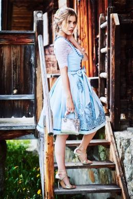 Krüger Collection Midi Dirndl 2tlg. - LAPIS LAZULI, Hellblau, 34