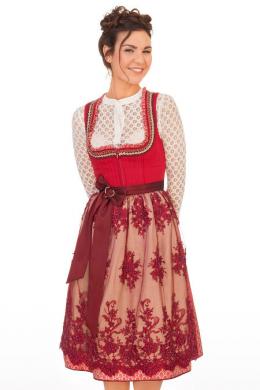 Krüger Collection Midi Dirndl 2tlg. - MILANO, Rot, 30