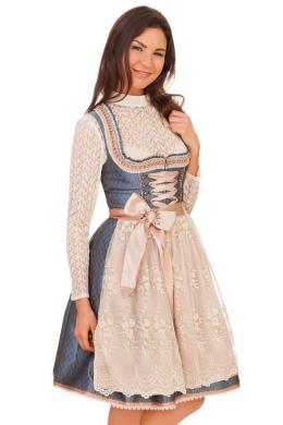 Krüger Collection Midi Dirndl 2tlg. - NICOLE, Blau, 30