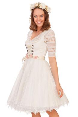 Krüger Collection Midi Dirndl 2tlg. - SAMIRA, Ecru, 44
