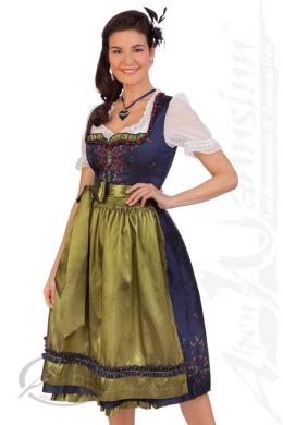 Krüger Collection Midi Dirndl 2tlg. - TABITA, Dunkelblau, 48
