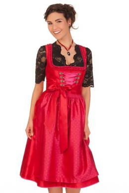 Krüger Collection Midi Dirndl 2tlg. - TADDEA, Rot, 44