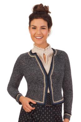 Krüger Collection Trachtenjacke Damen - HALRUN, Marine, 48