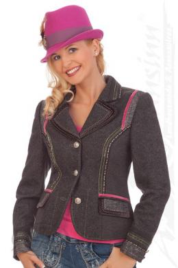 Krüger Collection Trachtenjacke Damen - WERA, Anthrazit, 38