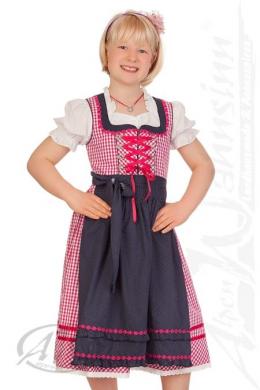 Krüger Kids Kinderdirndl 3tlg. - FLORENTINE, Pink, 128