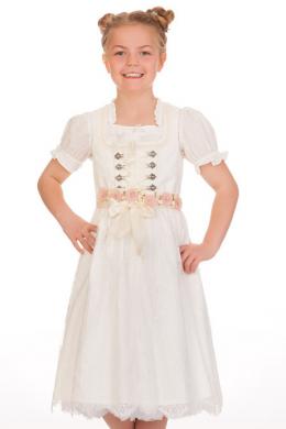 Krüger Kids Kinderdirndl 3tlg. - SAMIRA, Ecru, 134