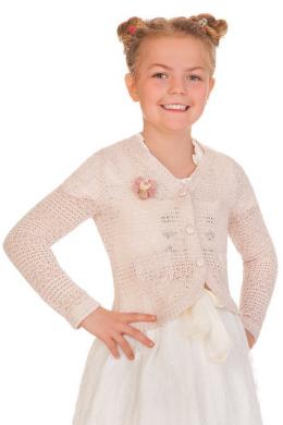 Krüger Kids Strickjacke Mädchen - EVA, Rosé, 152