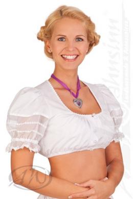 Krüger Madl Dirndlbluse - 37.130, Weiß, 40