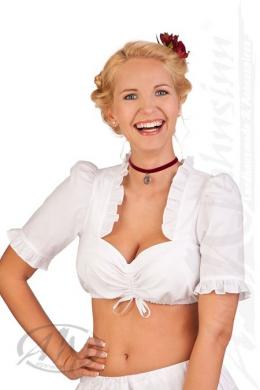 Krüger Madl Dirndlbluse - 42.940, Weiß, 38