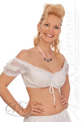 Krüger Madl Dirndlbluse - CAROLIN, Weiß, 34