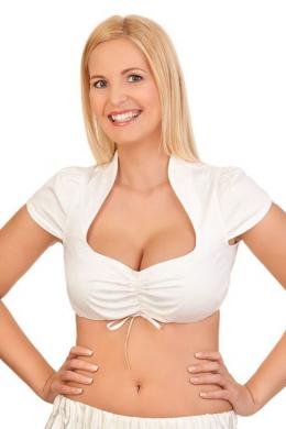 Krüger Madl Dirndlbluse - MARINA, Ecru, 48