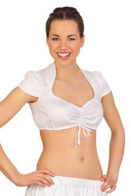 Krüger Madl Dirndlbluse - MARINA, Weiß, 42