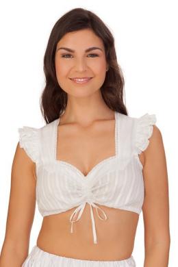 Krüger Madl Dirndlbluse - MARTHA, Ecru, 44