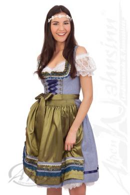 Krüger Madl Midi Dirndl 2tlg. - CELINA, Blau, 48