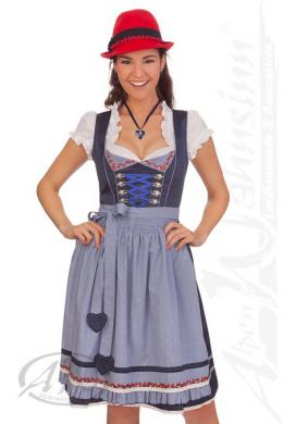 Krüger Madl Midi Dirndl 2tlg. - EVELYN, Blau, 38