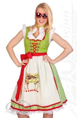 Krüger Madl Midi Dirndl 2tlg. - FUNNY, Grasgrün, 44