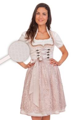 Krüger Madl Midi Dirndl 2tlg. - JOSIE, Ecru, 38