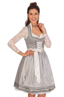 Krüger Madl Midi Dirndl 2tlg. - MARY, Grau, 30
