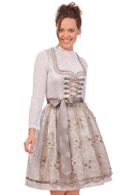 Krüger Madl Midi Dirndl 2tlg. - NENA, Silber, 48