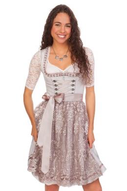 Krüger Madl Midi Dirndl 2tlg. - TONI, Light Grey, 40