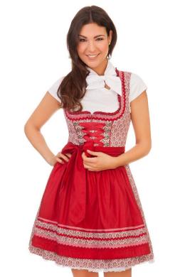 Krüger Madl Mini Dirndl 2tlg. - JULIA, Bordeaux, 42