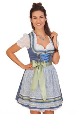 Krüger Madl Mini Dirndl 2tlg. - LARA, Blau, 32
