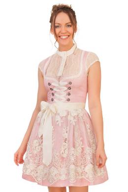 Krüger Madl Mini Dirndl 2tlg. - RAMONA, Rosé, 42