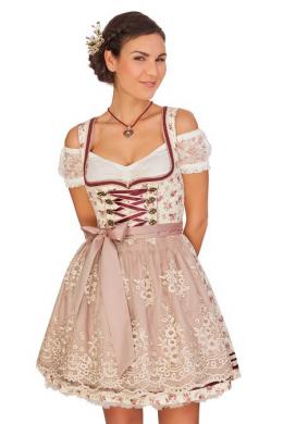 Krüger Madl Mini Dirndl 2tlg. - ROSELYNE, Natur, 44