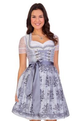 Krüger Madl Mini Dirndl 2tlg. - SITARA, Hellgrau, 44