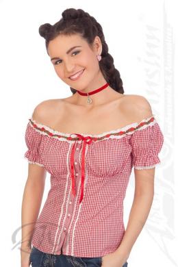 Krüger Madl Trachtenbluse - ZOE, Rot, 40
