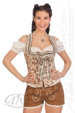Krüger Madl Trachtenjeans Damen - GINA, Braun, 32