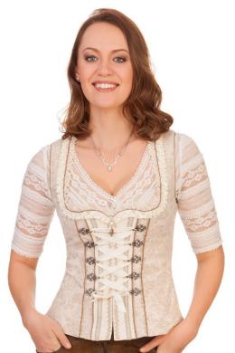 Krüger Madl Trachtenmieder - COUNTRY LADY, Natur, 44