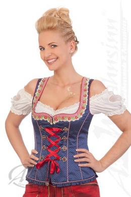 Krüger Madl Trachtenmieder - DAISY, Blau, 32
