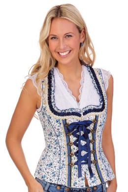 Krüger Madl Trachtenmieder - LYDIA, Blau, 38