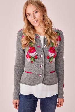 LIEBLINGSSTÜCK Trachten Strickjacke - ZALA, Gunmetal, 40