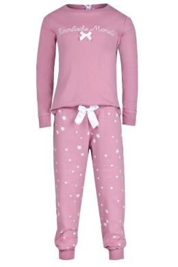 Louis & Louisa Schlafanzug Kinder - HIMMLISCHE MOMENTE, Rosa, 152/158