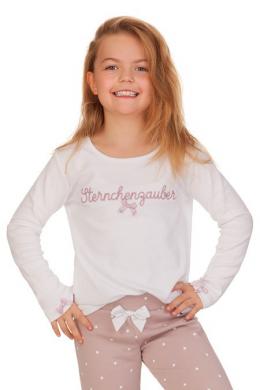 Louis & Louisa Schlafanzug Kinder - STERNCHENZAUBER, Weiß, 164/170