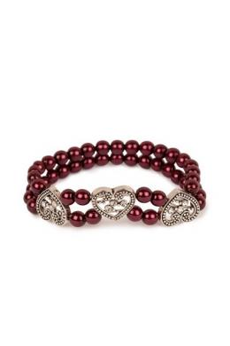 Luise Steiner Armband Damen - HILDA, Beere