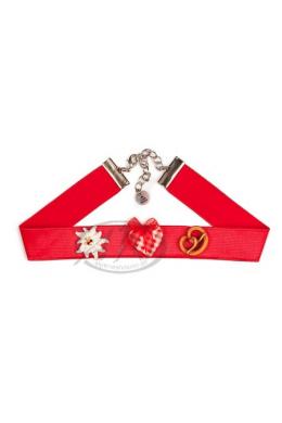 Luise Steiner Kropfband - PIA, Rot