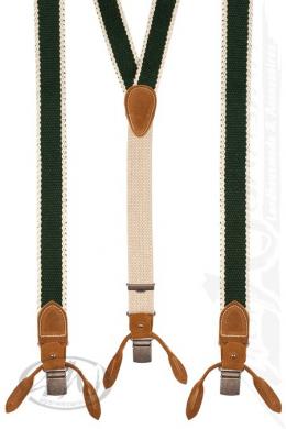 Luise Steiner Trachten Hosenträger - WEB, Tanne, 130 cm