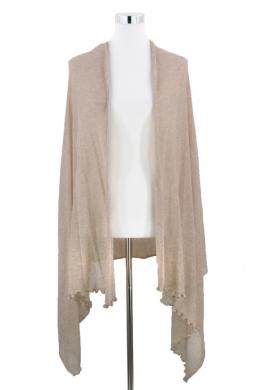 Luise Steiner Trachtenstola - RÜSCHE, Taupe