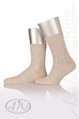 Lusana Trachtensocken - JD, Beigemeliert, 36-38