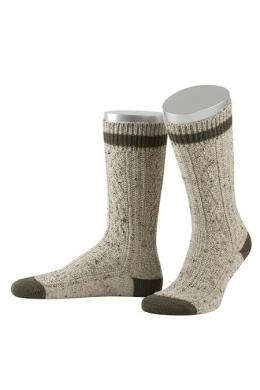 Lusana Trachtensocken - L5698T, Grün, 42/43