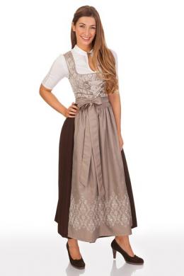 M.Stützle Dirndl lang 2tlg. - OTTILIE, Taupe, 52